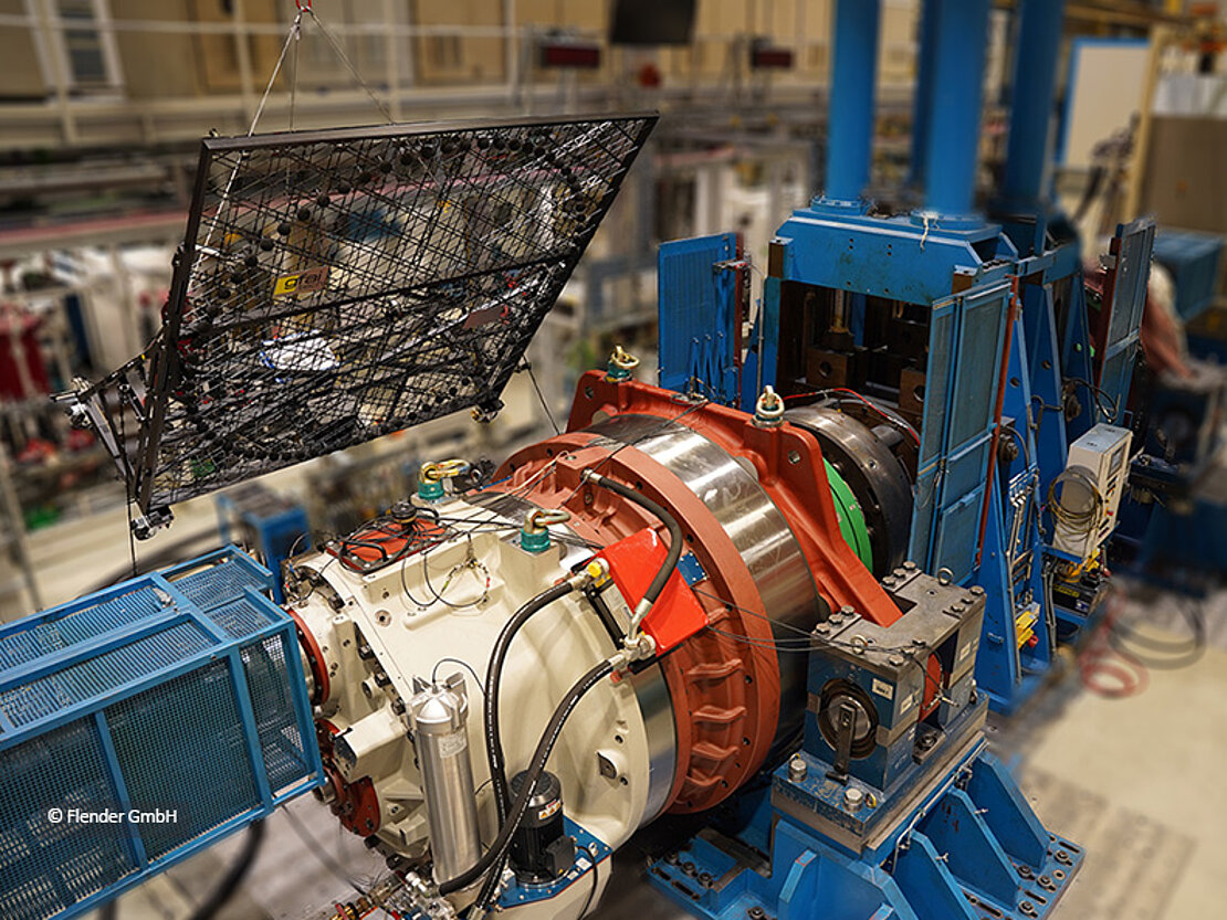 customize array above gearbox test bench for order analysis